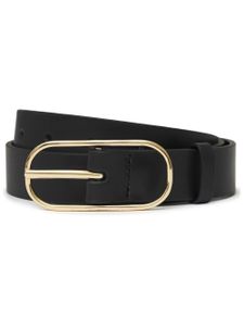 ANINE BING ceinture Harper en cuir à boucle - Noir