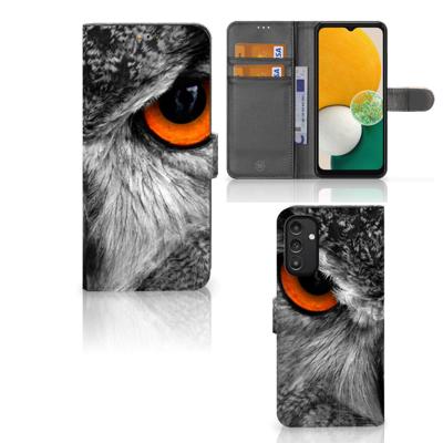 Samsung Galaxy A14 5G | Telefoonhoesje | Met pasjeshouder | Uil