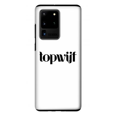 Topwijf Wit: Samsung Galaxy S20 Ultra Tough Case
