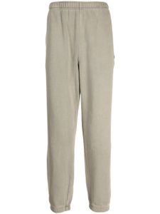 Lacoste pantalon de jogging en coton à coupe fuselée - Marron