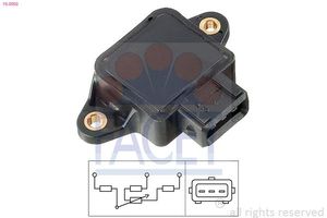 Sensor, smoorkleppenverstelling 105002