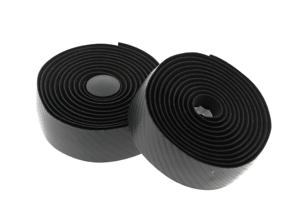 Tecora  e stuurlint magnifique carbon look, ø2.5x30mm, 2m, zw