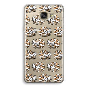 Slapende poes: Samsung Galaxy A5 (2016) Transparant Hoesje