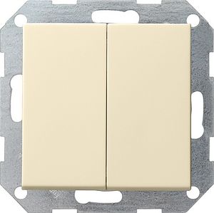 Gira drukvlak serieschakelaar creme glanzend 012501