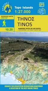 Wandelkaart - Wegenkaart - landkaart 10.30 Tinos | Anavasi