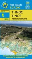 Wandelkaart - Wegenkaart - landkaart 10.30 Tinos | Anavasi - thumbnail