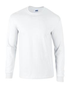 Gildan G2400 Ultra Cotton™ Long Sleeve T-Shirt - White - S