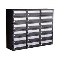 Allux Hive Set 3-Breed, 6-Hoog Zwart - 40030070_3x6