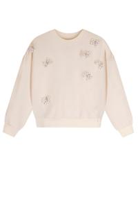 NoNo Zomer sweater meisjes Ivoor wit - embroidery - Kimas