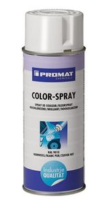 Promat Kleurspray | zuiver wit | hoogglanzend | RAL 9010 | 400 ml | spuitbus - 4000354211 4000354211