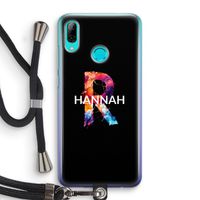 Abstract Spectrum: Huawei P Smart (2019) Transparant Hoesje met koord