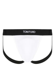 TOM FORD logo-waistband briefs - Blanc