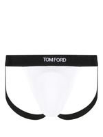 TOM FORD slip à taille logo - Blanc