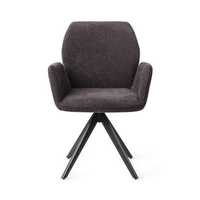 Jesper Home Misaki eetkamerstoel Almost Black turn black