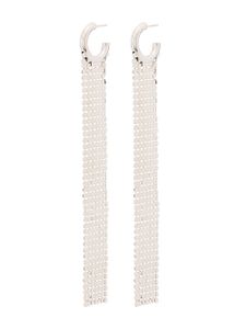 Rabanne boucles d'oreilles Pixel pendantes - Argent