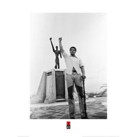 Kunstdruk Muhammad Ali Black Power Salute 60x80cm - thumbnail