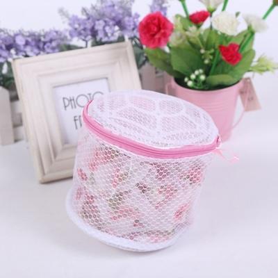 Bloem patroon Wasserij Mesh beha tas voor het wassen van Machine(White) wassen