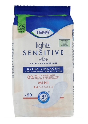 Tena Pads Sensitive Lights Mini