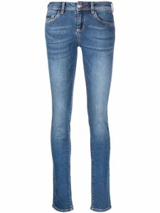 Philipp Plein legging Iconic en jean - Bleu