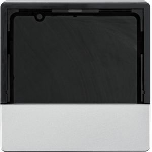 80960121  - EIB, KNX cover plate for switch aluminium, 80960121