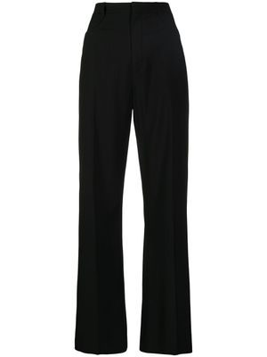 Jacquemus pantalon Le Pantalon Sauge à coupe évasée - Noir