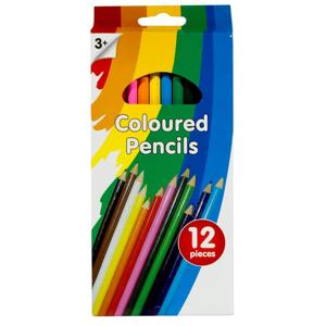Kleurpotloden - 12x stuks - kleuren - tekenen - potloden
