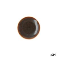 Eetbord Ariane Decor Bruin Keramisch Ø 15 cm (24 Stuks)