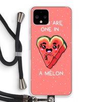 One In A Melon: Pixel 4 Transparant Hoesje met koord