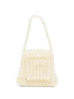 0711 Lilly faux-pearl embellished mini bag - Blanc - thumbnail