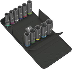 Wera Impaktor Deep Set 1 05004841001 Dopsleutelinzetset 1/2 11-delig