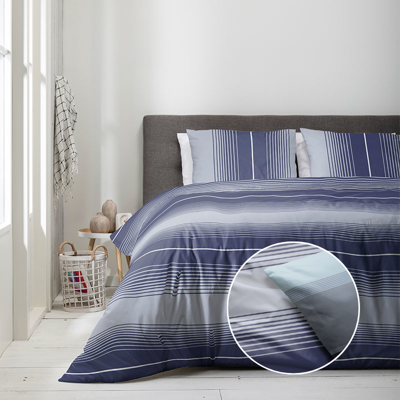 Tweed Lanes Dekbedovertrek Strepen 200x200 Cm Luna Bedding - Dekbed-Discounter.nl