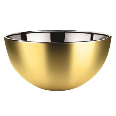Schaal RVS Ø23,5cm goudkleurig