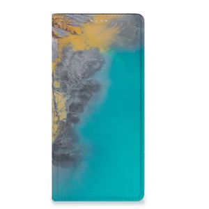 OPPO Reno8 T 5G Standcase Marble Blue Gold