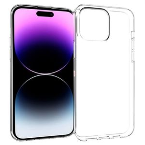 iPhone 15 Pro Max Anti-Slip TPU Hoesje - Doorzichtig