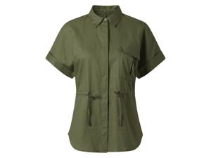 esmara Linnen dames blouse (Groen, 44)