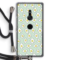 Spiegeleitjes: Sony Xperia XZ2 Transparant Hoesje met koord