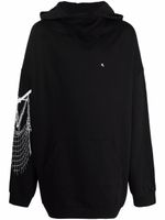 Raf Simons hoodie à imprimé graphique - Noir