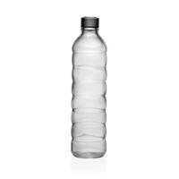 Fles Versa Transparant Glas Aluminium 1,22 L 8,5 x 33,2 x 8,5 cm