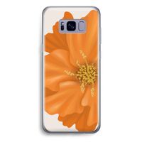 Orange Ellila flower: Samsung Galaxy S8 Plus Transparant Hoesje