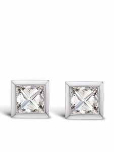 Pragnell boucles d'oreilles RockChic en or blanc 18ct ornées de diamants - Argent