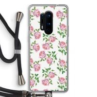 Kleine roosjes: OnePlus 8 Pro Transparant Hoesje met koord