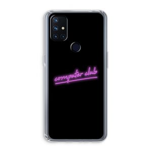 Vice Black: OnePlus Nord N10 5G Transparant Hoesje
