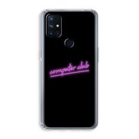 Vice Black: OnePlus Nord N10 5G Transparant Hoesje