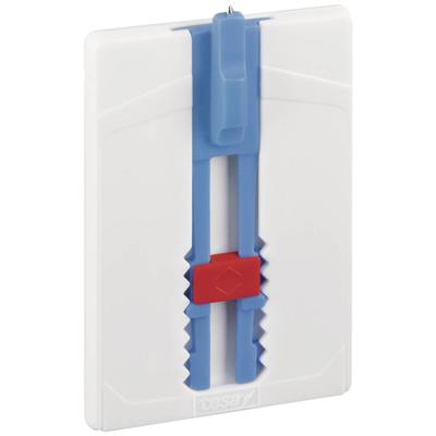 tesa tesa ® zelfklevende tape & pleister in verpakking van 3 stuks - in hoogte verstelbaar - zelfklevende spijker - Ideal voor doek & wigframe - houder