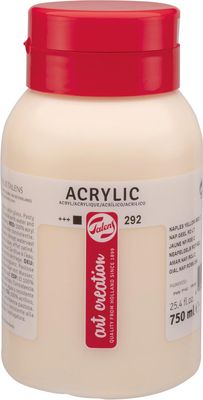 Talens Art Creation acrylverf flacon van 750 ml, napelsgeel rood licht