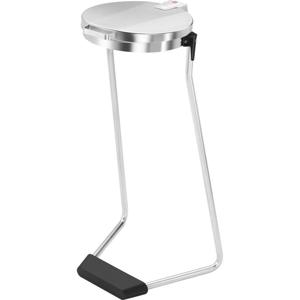 Hailo MSS DESIGN XXXL 9120300 Afvalzakhouder 120 l Staal (Ø x h) 355 mm x 990 mm Zilver, Zwart 1 stuk(s)