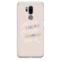 Right Place: LG G7 Thinq Transparant Hoesje