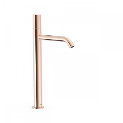Wastafelmengkraan Tres Study Exclusive 40,5 cm 1-Knop Rond Rosé Goud Tres