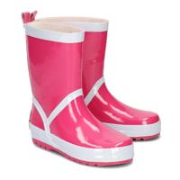 Playshoes regenlaarzen uni Fuchsia Witte Streep-34-35