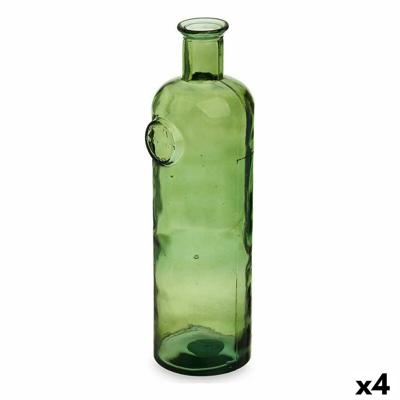 Fles Stamp Decoratie 14 x 44 x 13 cm Groen (4 Stuks)